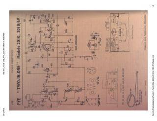 Pye Two In One schematic circuit diagram